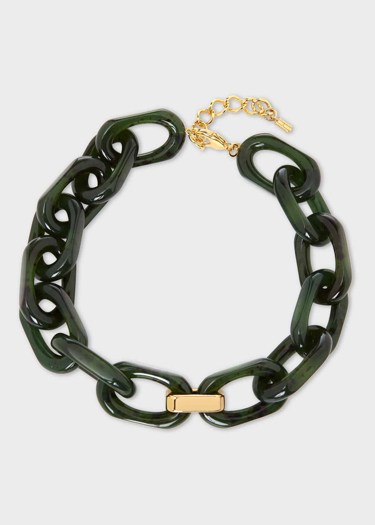 Agnes Necklace, Green, hi-res