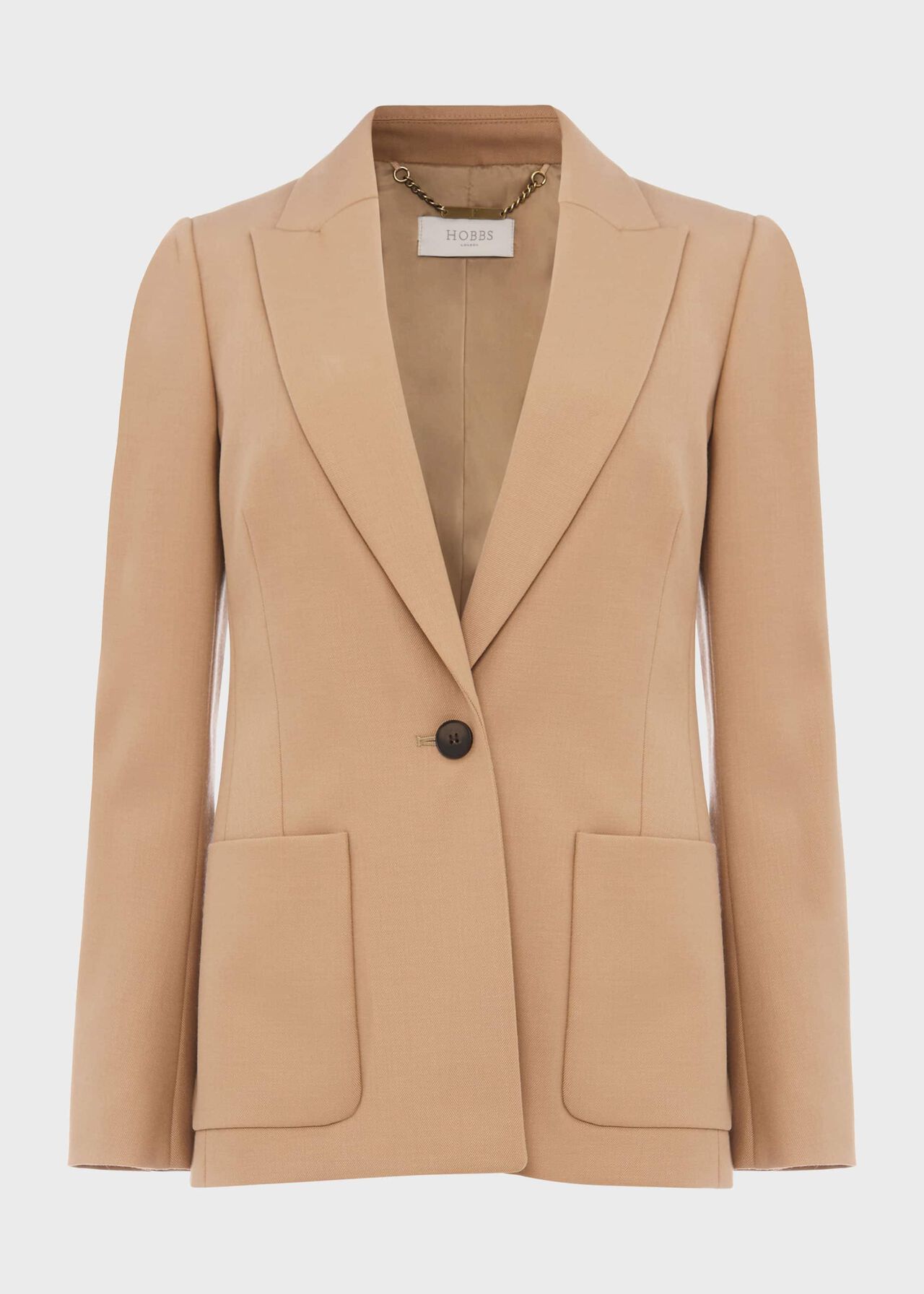 Martina Wool Blend Jacket, Stone, hi-res