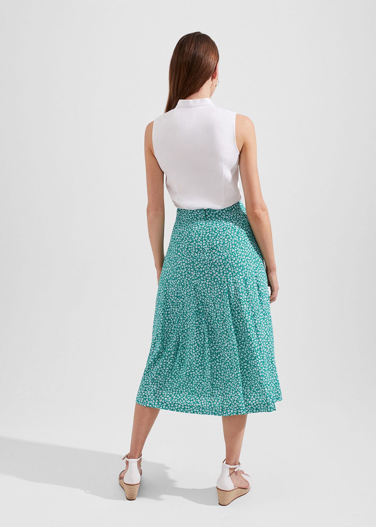 Dianne Skirt, Green Multi, hi-res