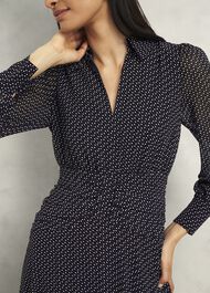 Longstock Dress, Black Ivory, hi-res
