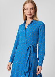 Alberta Shirt Dress, Imperial Blue, hi-res