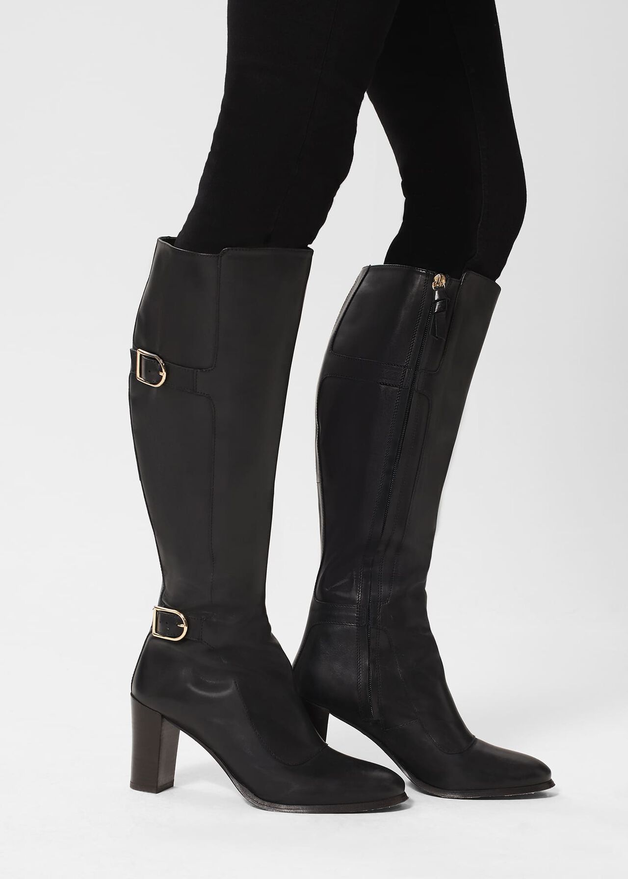 Nell Long Boot, Black, hi-res