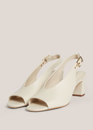 Kali Leather Sandals, Warm Ivory, hi-res