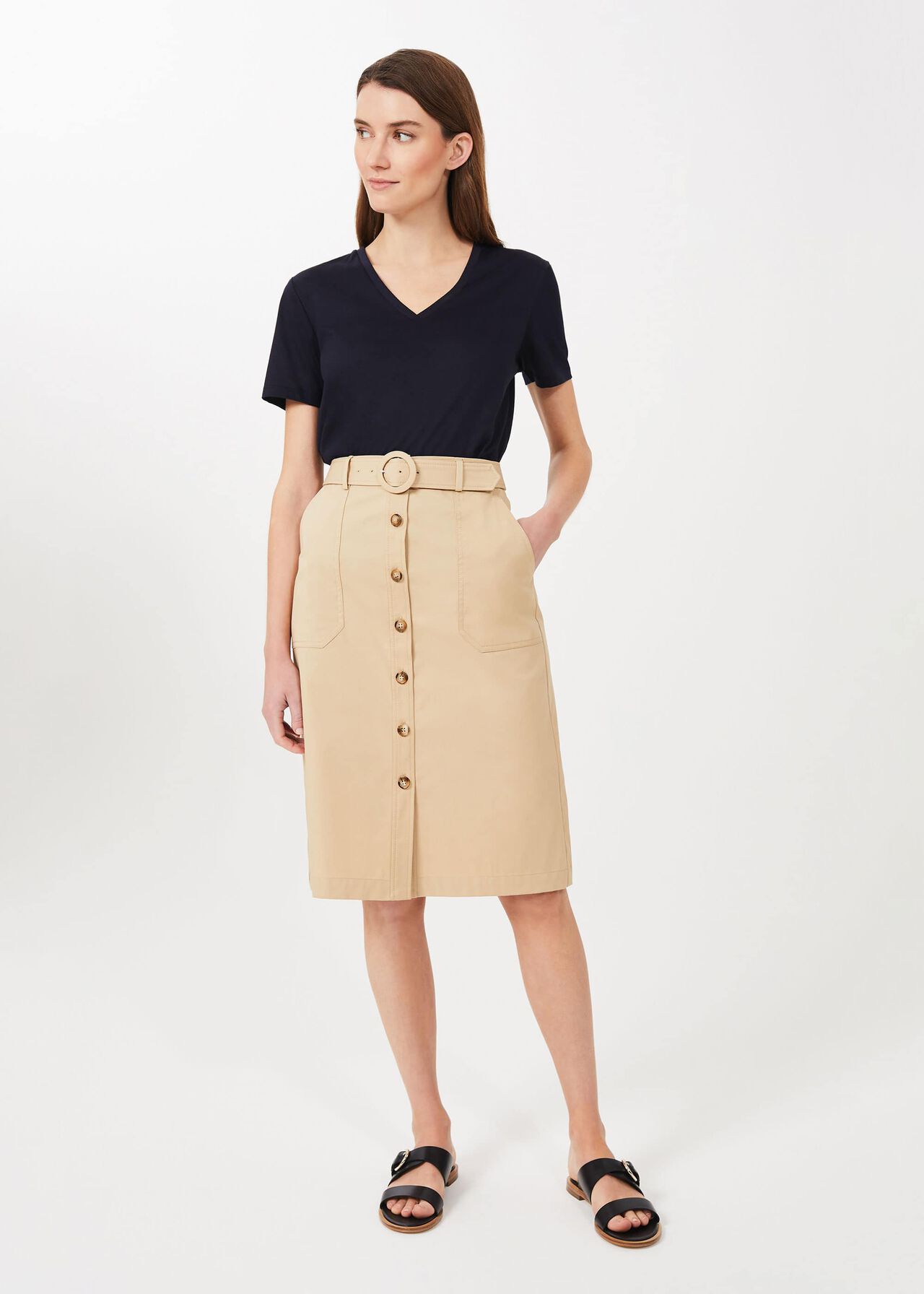 Adaline Skirt, Sand, hi-res