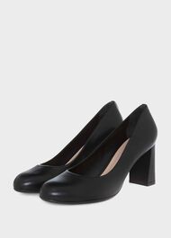 Sonia Court Shoes, Black, hi-res