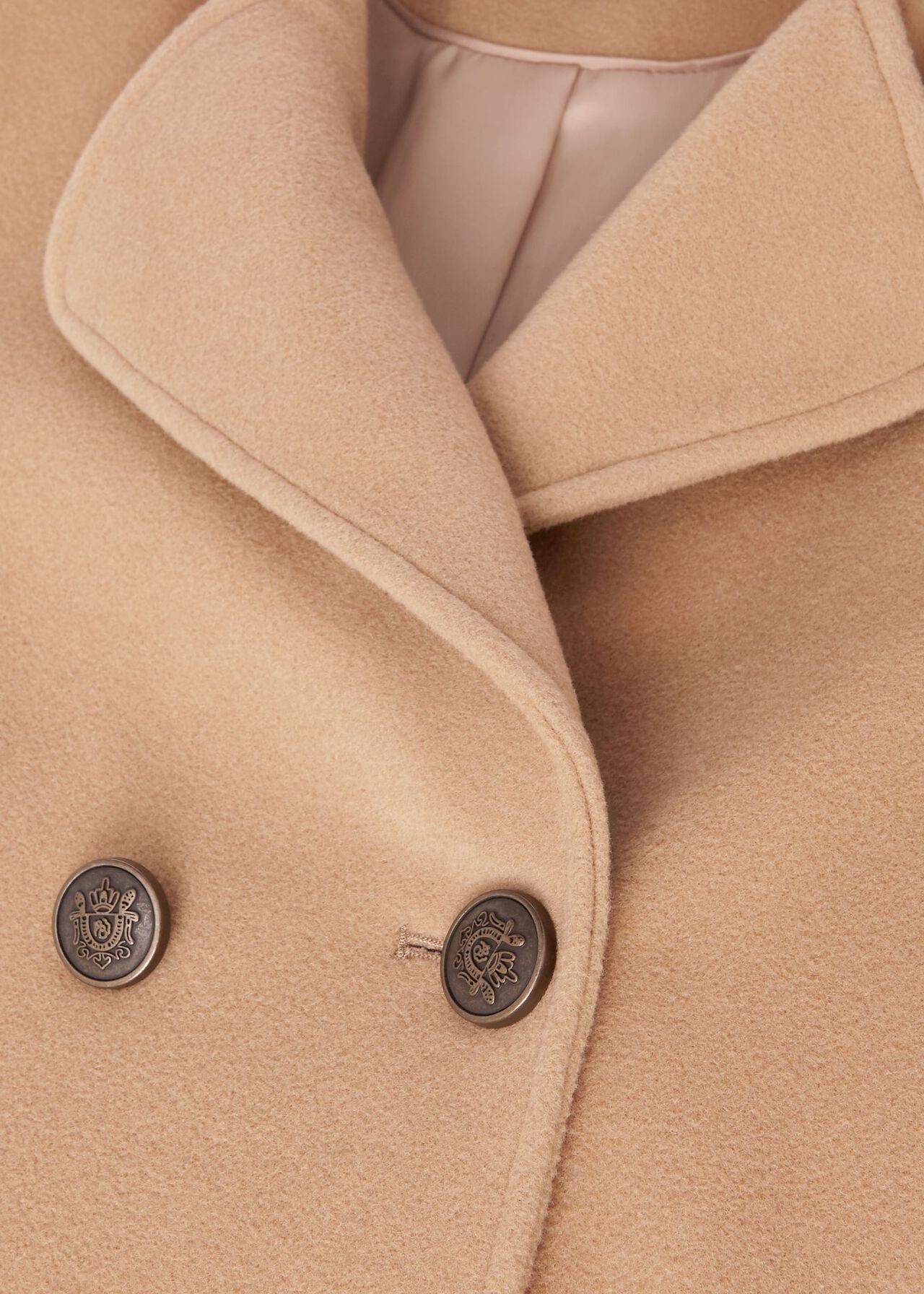 Brenna Wool Blend Maxi Coat, Camel, hi-res