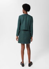 Estella Tweed Jacket, Deep Pine Green, hi-res