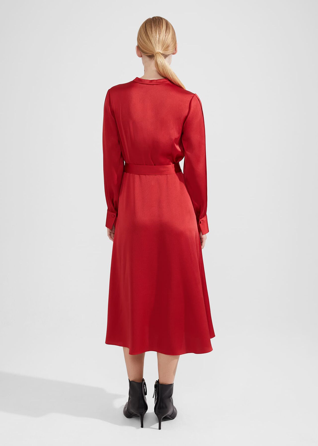 Arlette Dress, Currant Red, hi-res