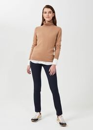 Amanda Skinny Jeans With Stretch, True Navy, hi-res