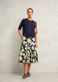 Dorothea Skirt, Navy Multi, hi-res