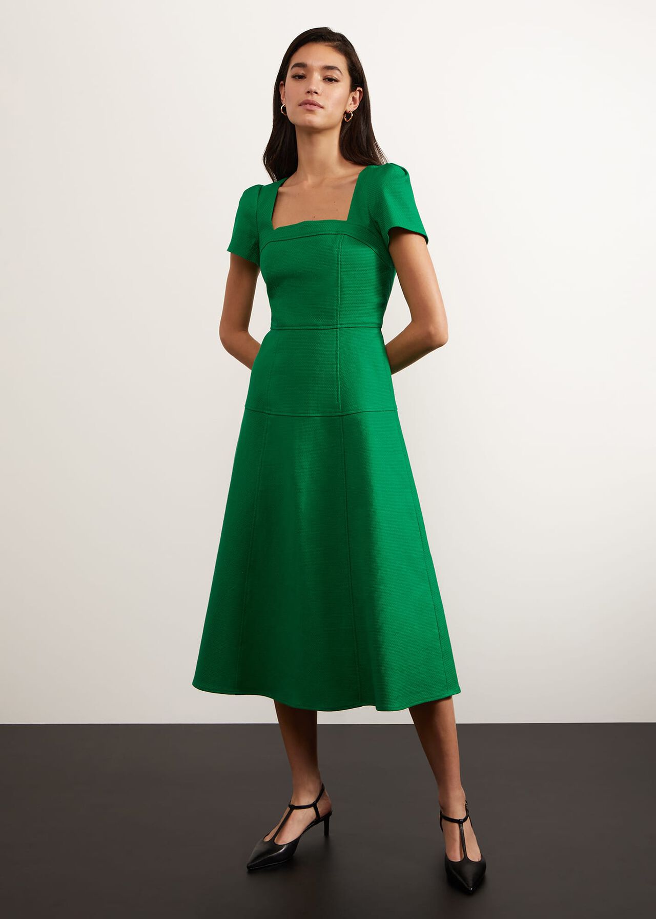 Chatsworth Dress, Green, hi-res