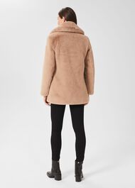 Bethany Faux Fur Coat, Neutral, hi-res