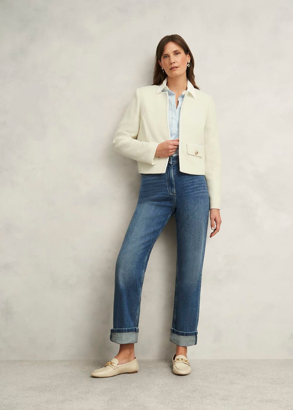 Hattie Jacket, Ivory, hi-res