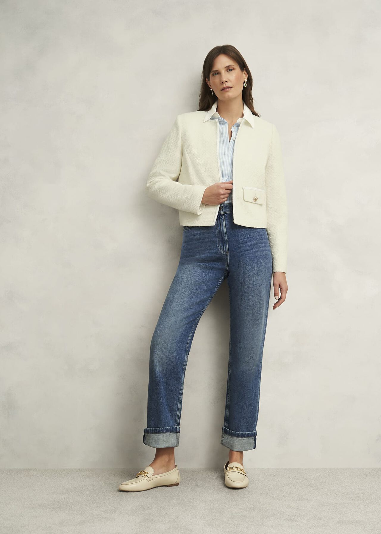Hattie Jacket, Ivory, hi-res