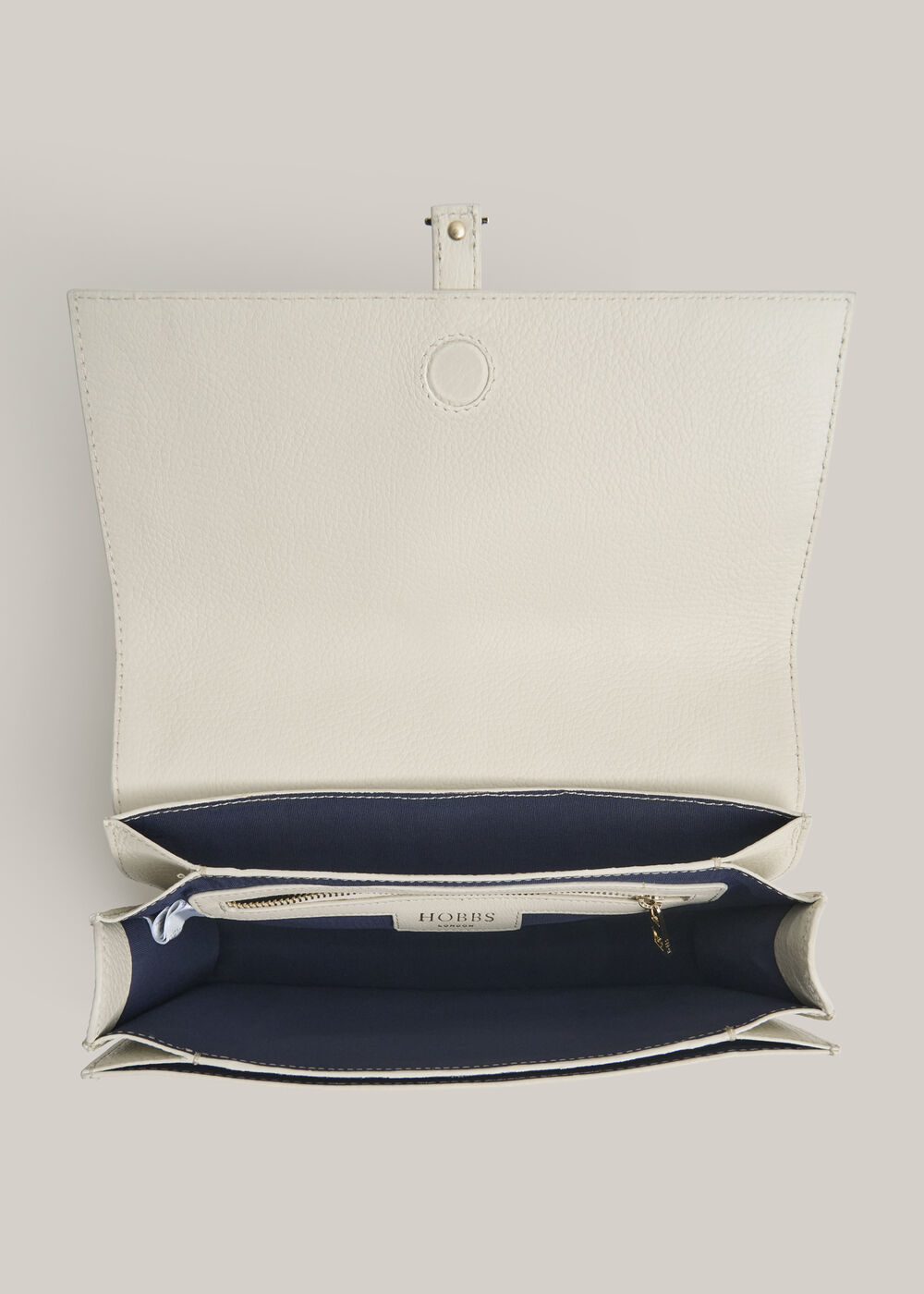 Cassidy Leather Crossbody Bag, Warm Ivory, hi-res