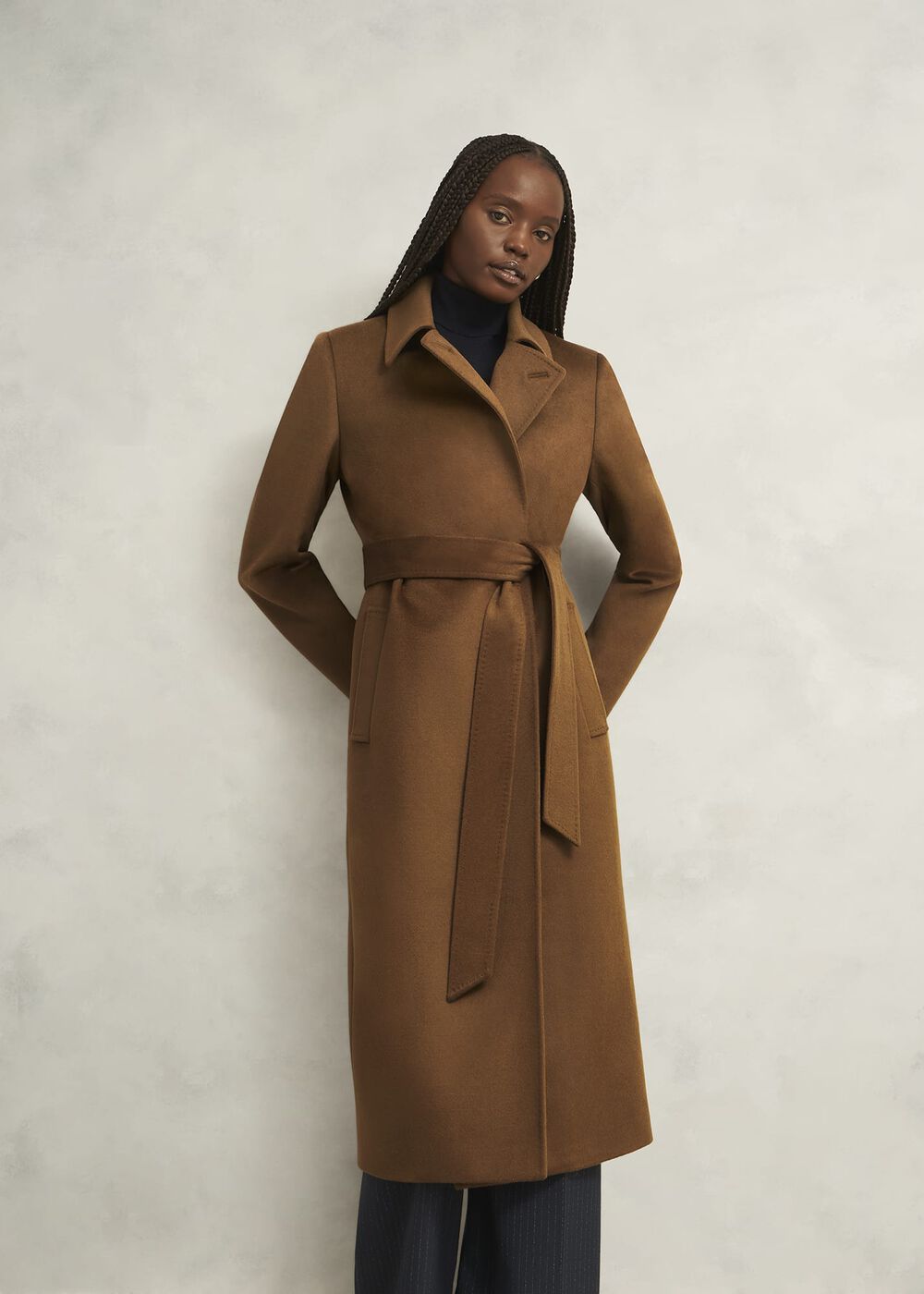 Livia Wool Coat, Vicuna, hi-res