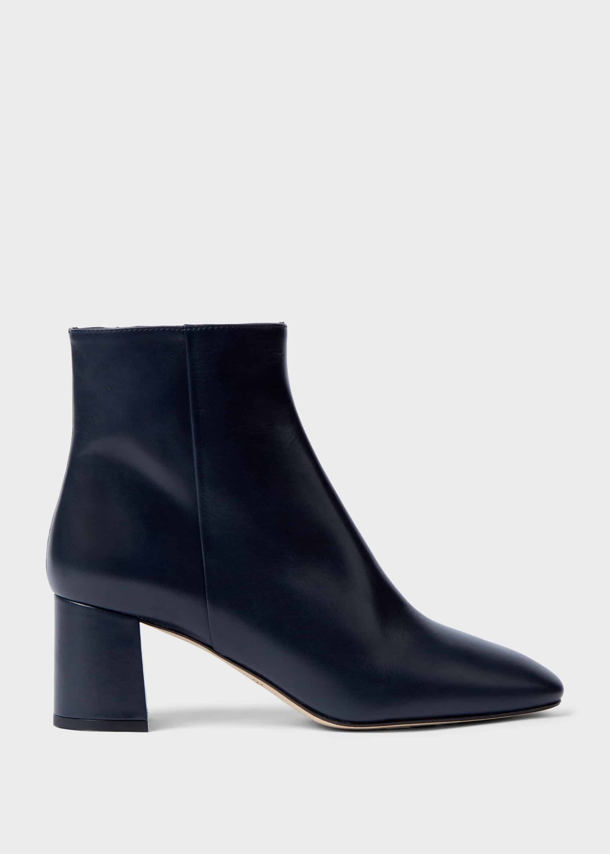 hobbs navy ankle boots