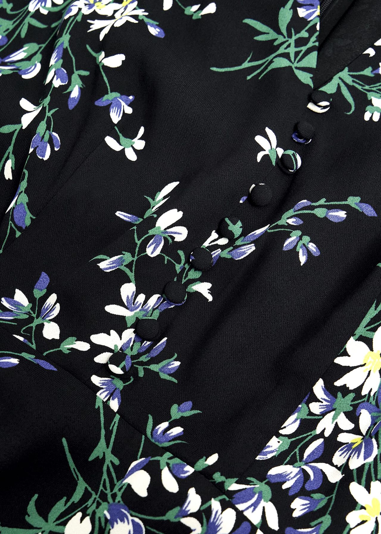 Blenheim Tea Dress, Black Multi, hi-res