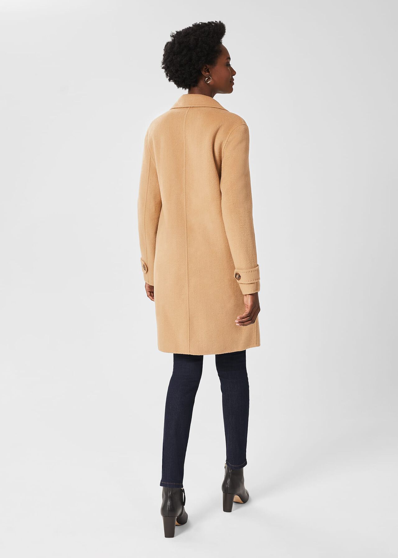 Alexandra Wool Blend Coat, Camel, hi-res