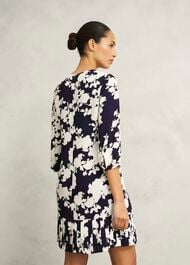 Petite Liana Floral Dress, Midnight Ivory, hi-res