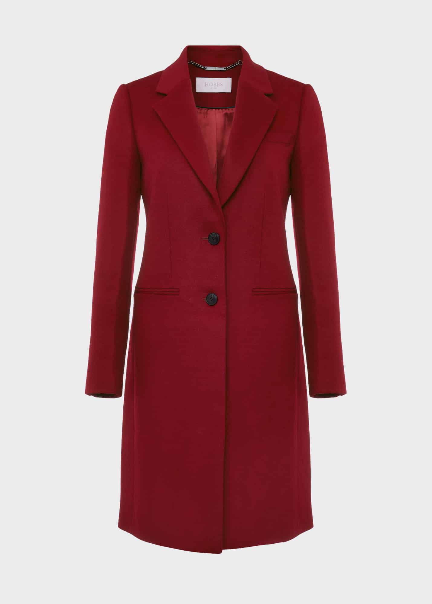 Hobbs romy cheap coat red