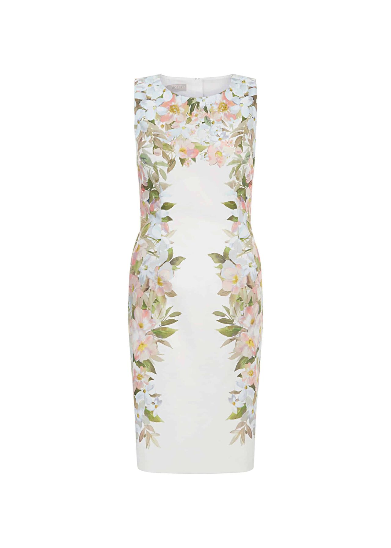 Fiona Dress Ivory Multi