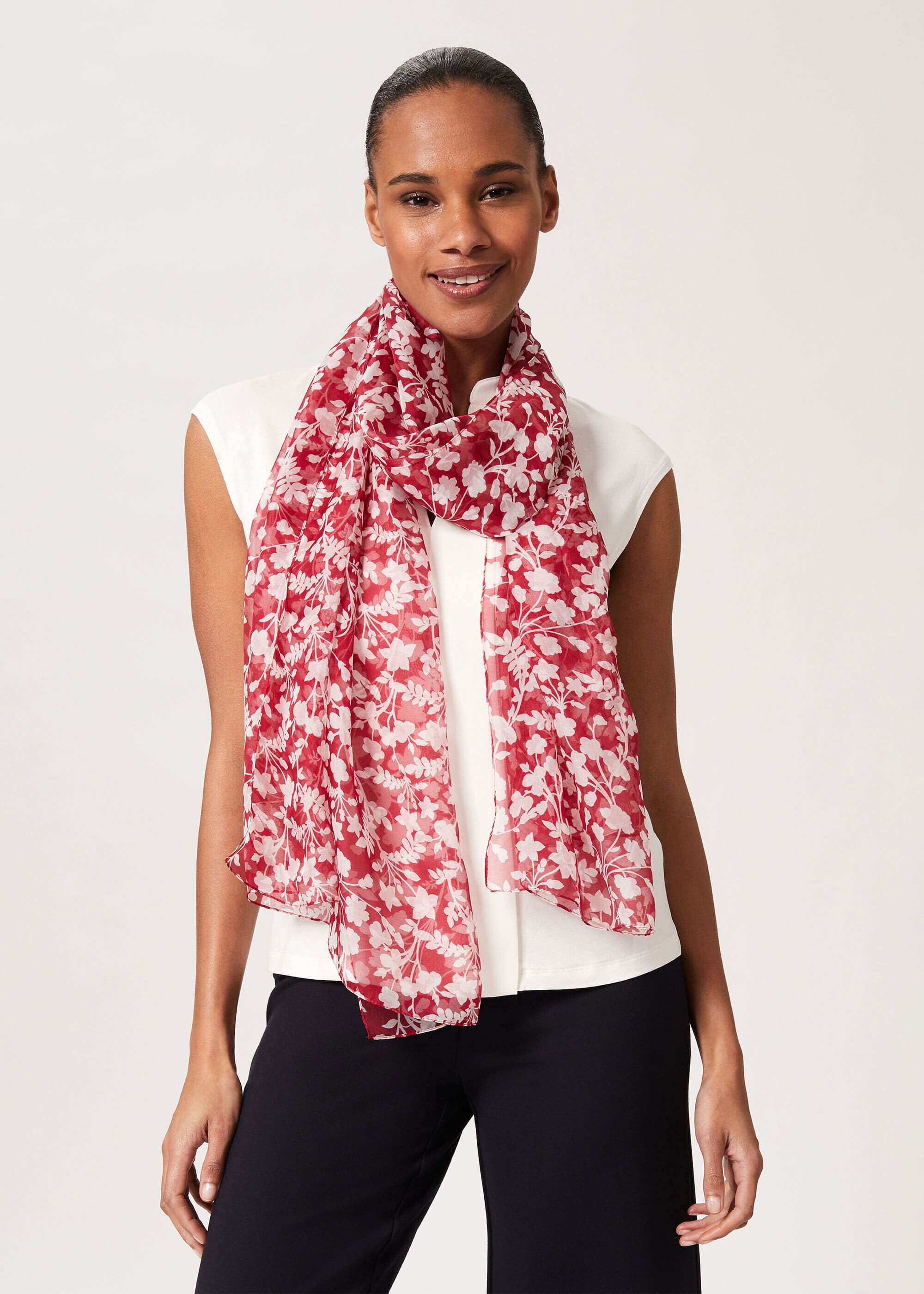 Ivory cheap silk scarf