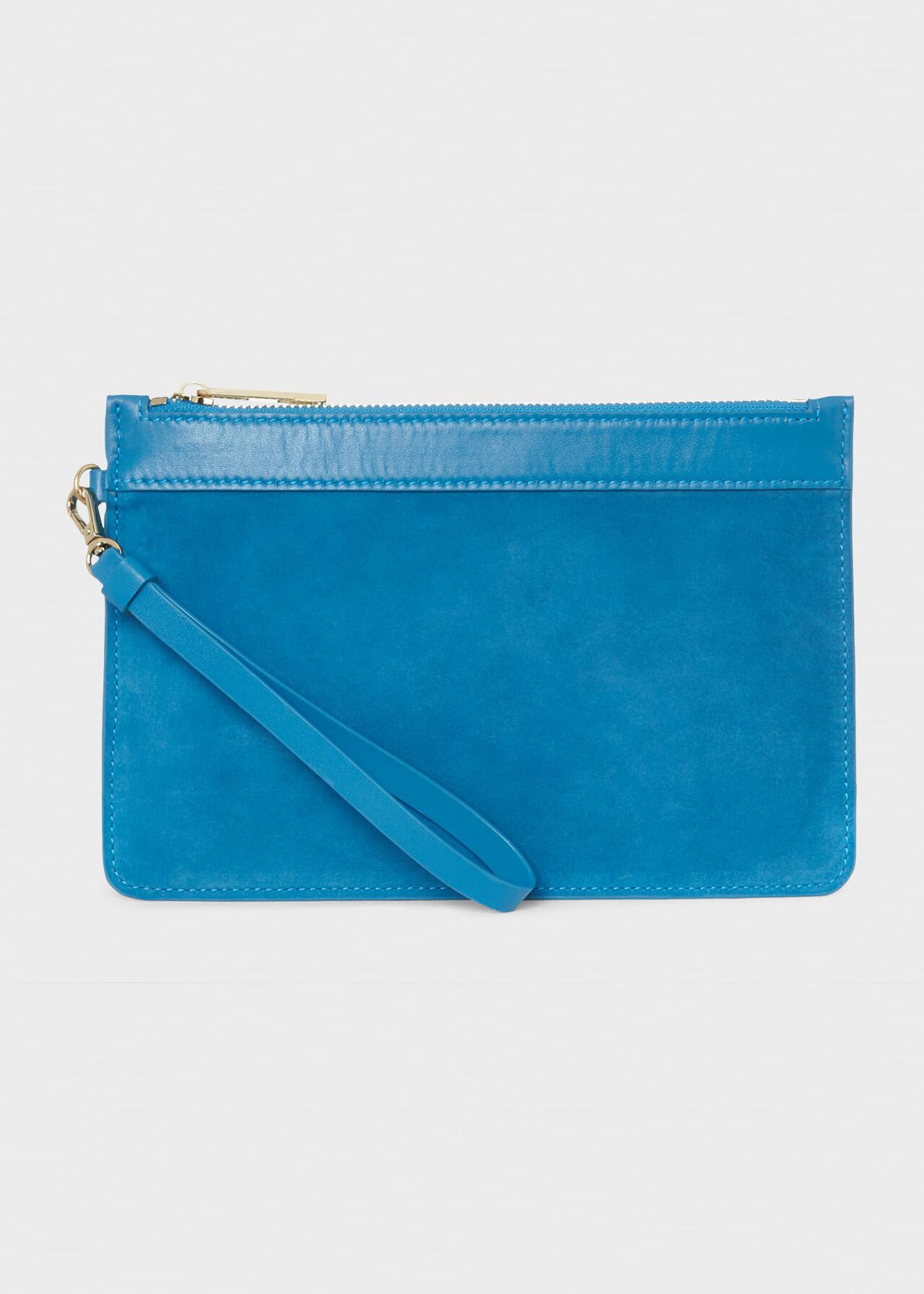 Lundy Wristlet, Deep Jade Blue, hi-res