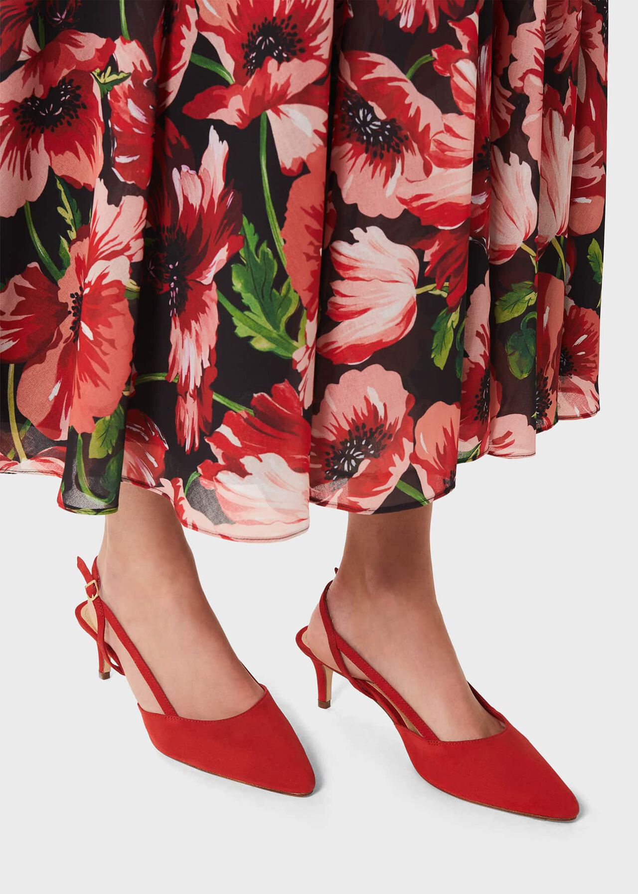 Melissa Slingback, Wildflower Red, hi-res