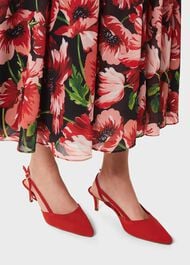Melissa Slingback, Wildflower Red, hi-res