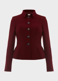 Beatrice Sculpting Jacket, Merlot, hi-res