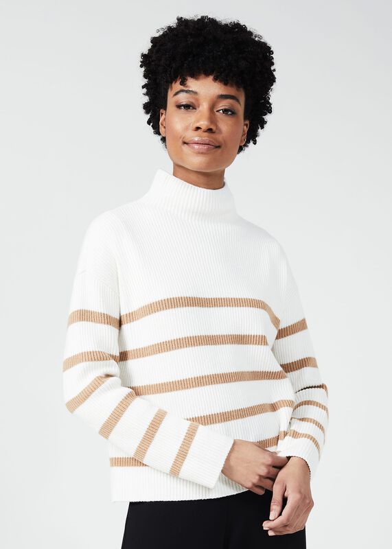 Fearne Wool Blend Stripe Sweater