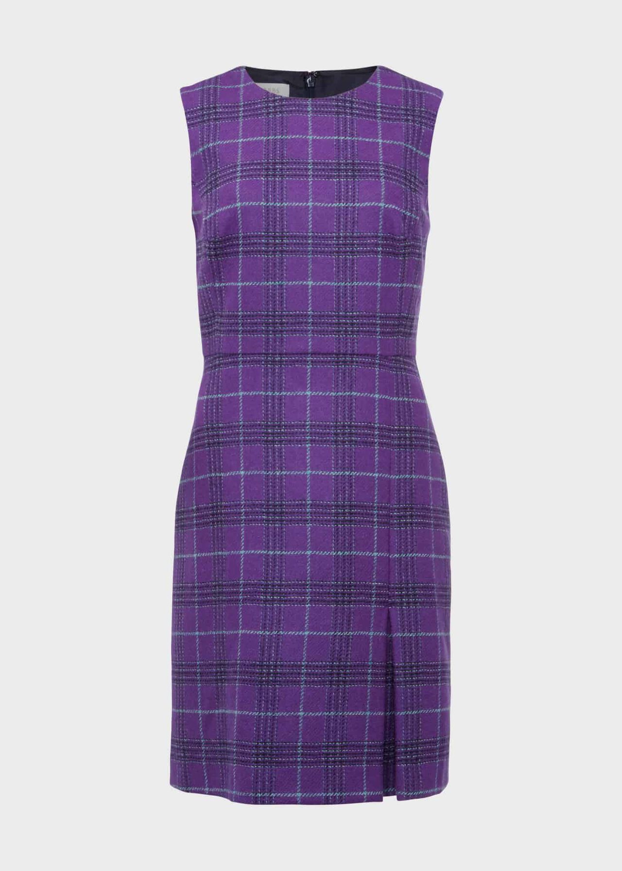 Avery Wool Dress, Purple Multi, hi-res