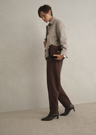 Milly Wool Jacket, Stone Grey, hi-res