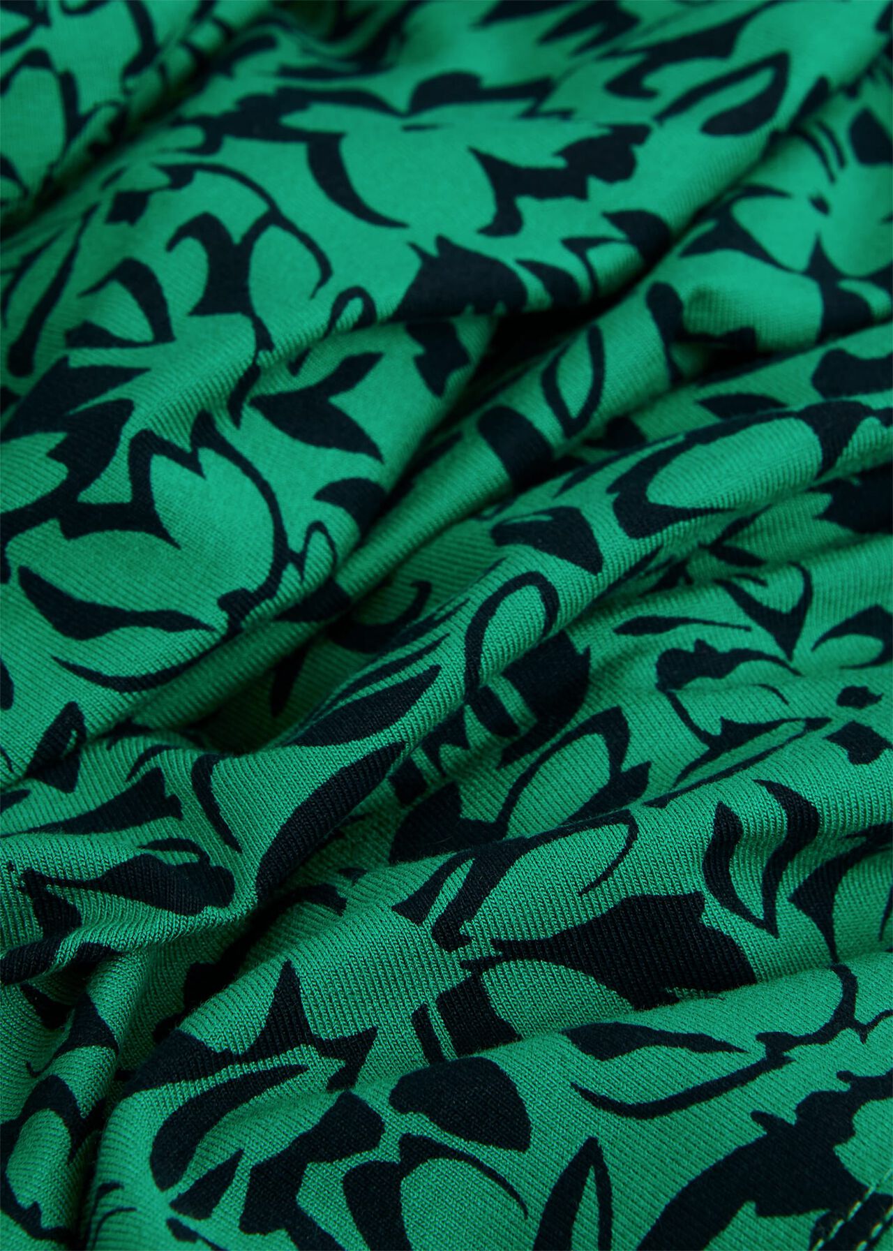 Petite Yasmin Jersey Dress, Green Navy, hi-res
