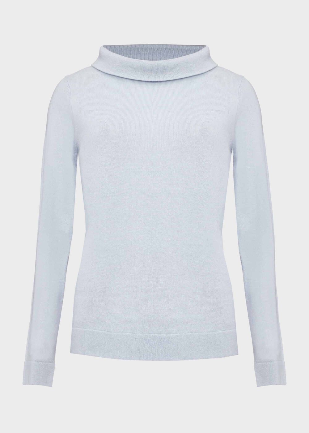 Audrey Wool Cashmere Jumper, Pale Blue, hi-res