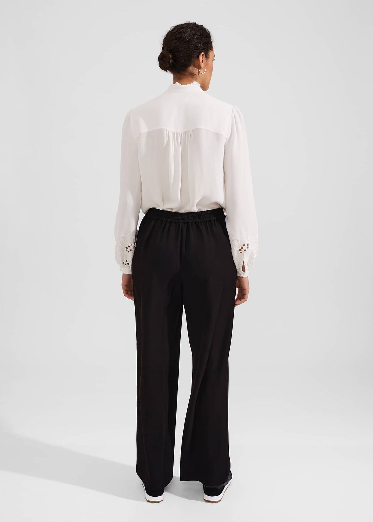 Fatima Trousers, Black, hi-res