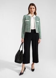 Tabatha Cropped Trousers, Black, hi-res