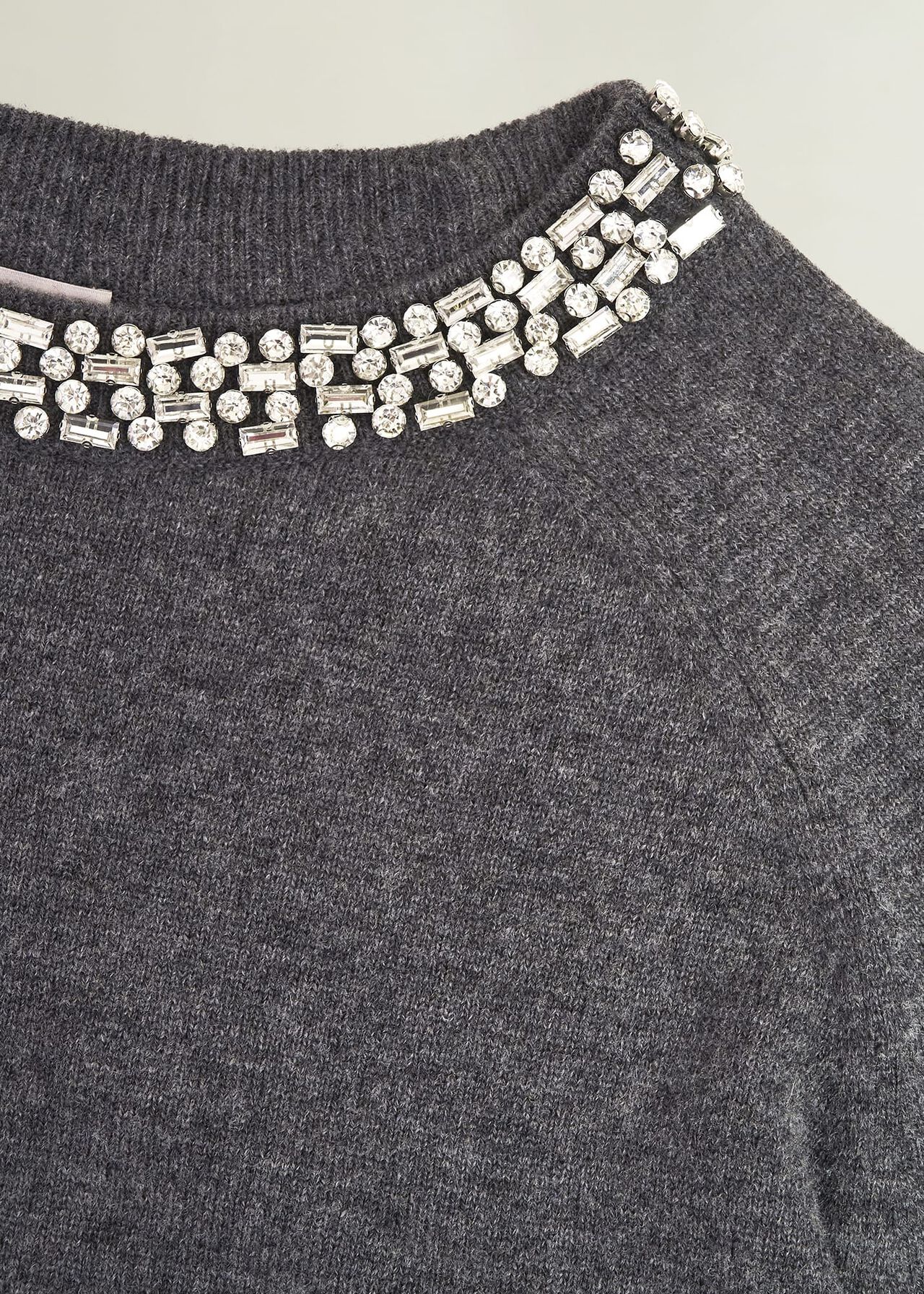 Sherry Jumper With Cashmere, Charcoal Grey, hi-res