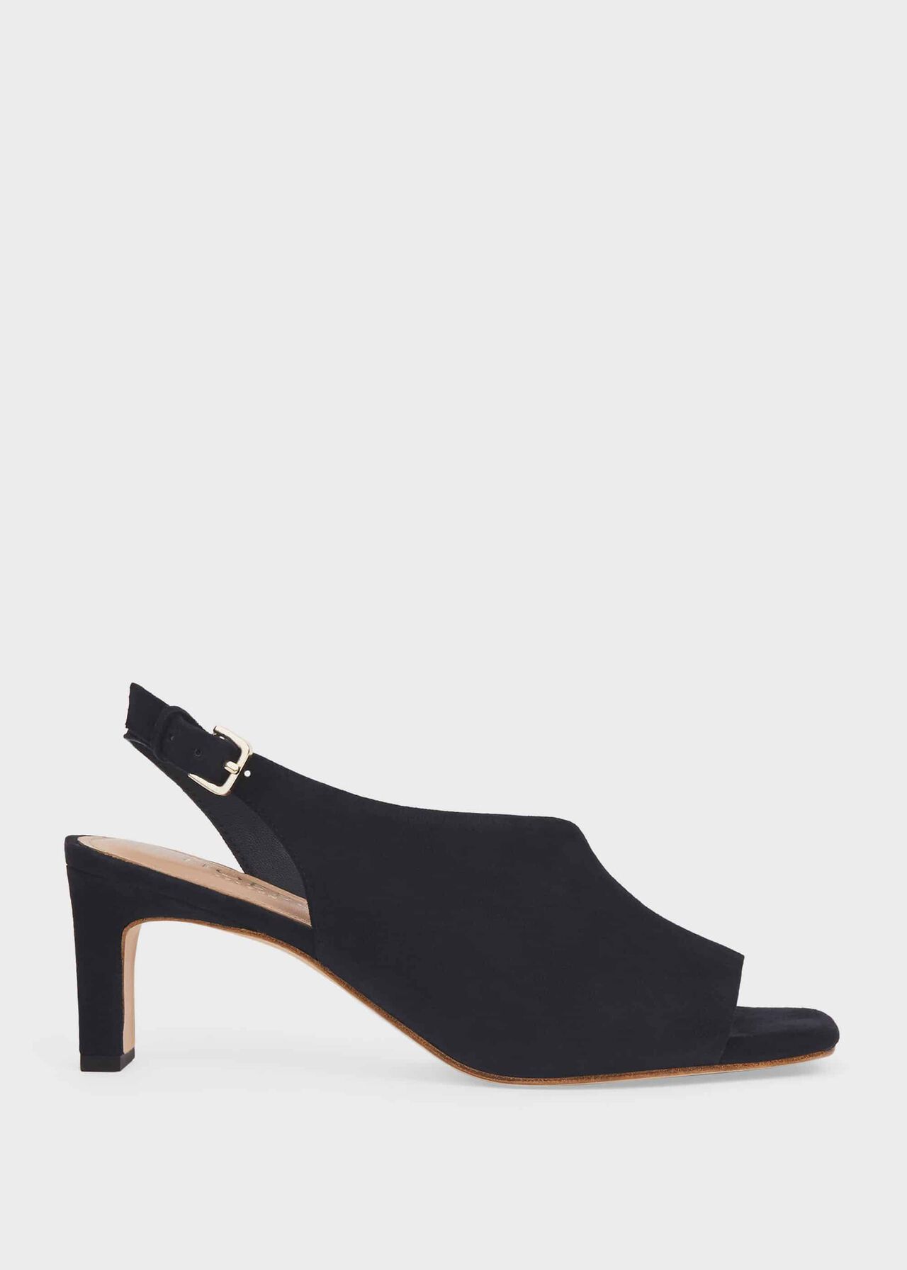 Kate Suede Sandals, Navy, hi-res