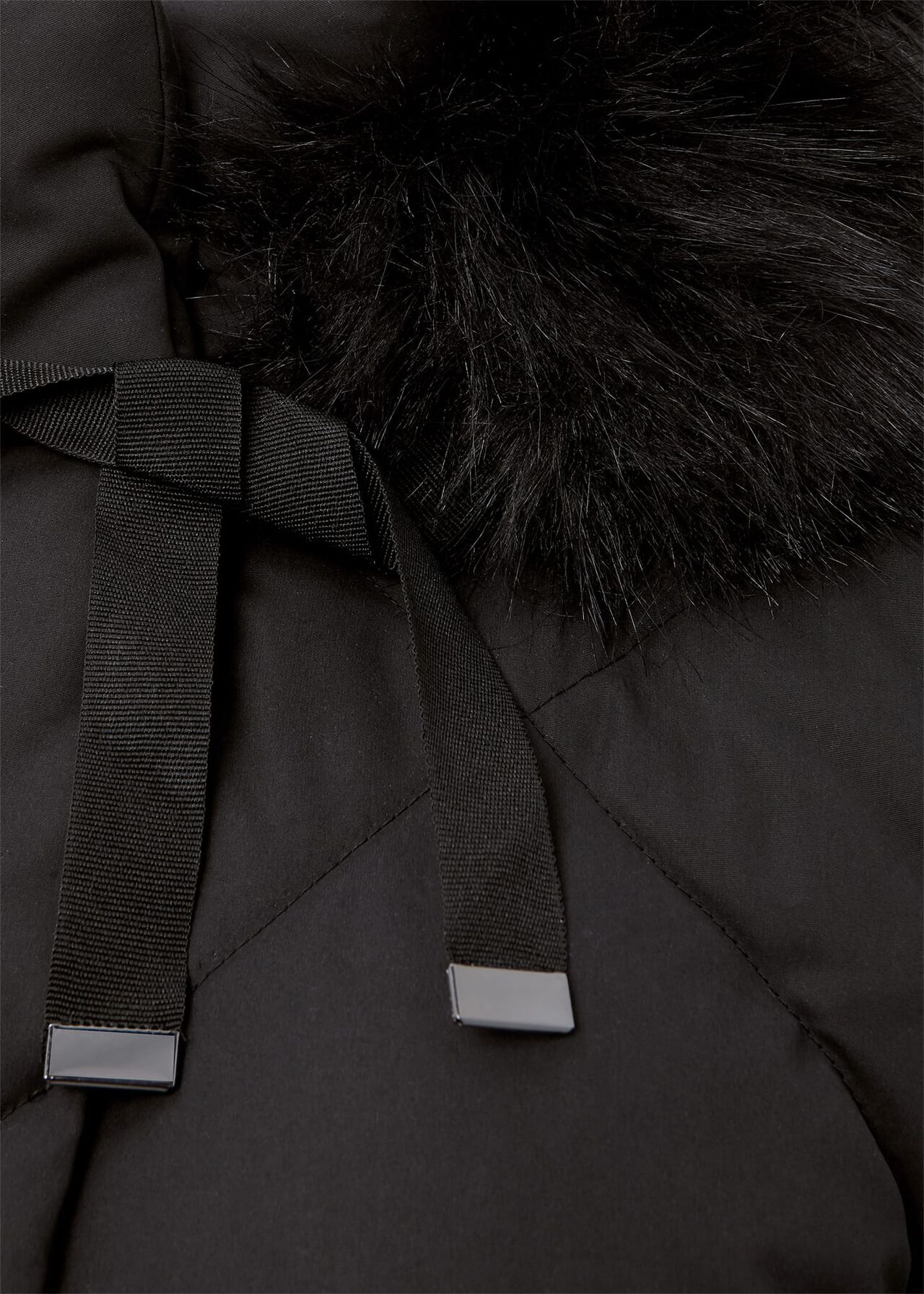 Loren Puffer Jacket With Hood, Washed Black, hi-res