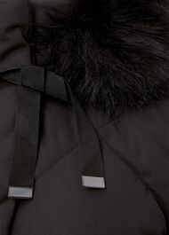 Loren Puffer Jacket With Hood, Washed Black, hi-res