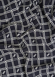 Marlena Dress, Navy Cream, hi-res