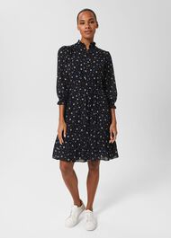 Sabine Dress, Navy Multi, hi-res