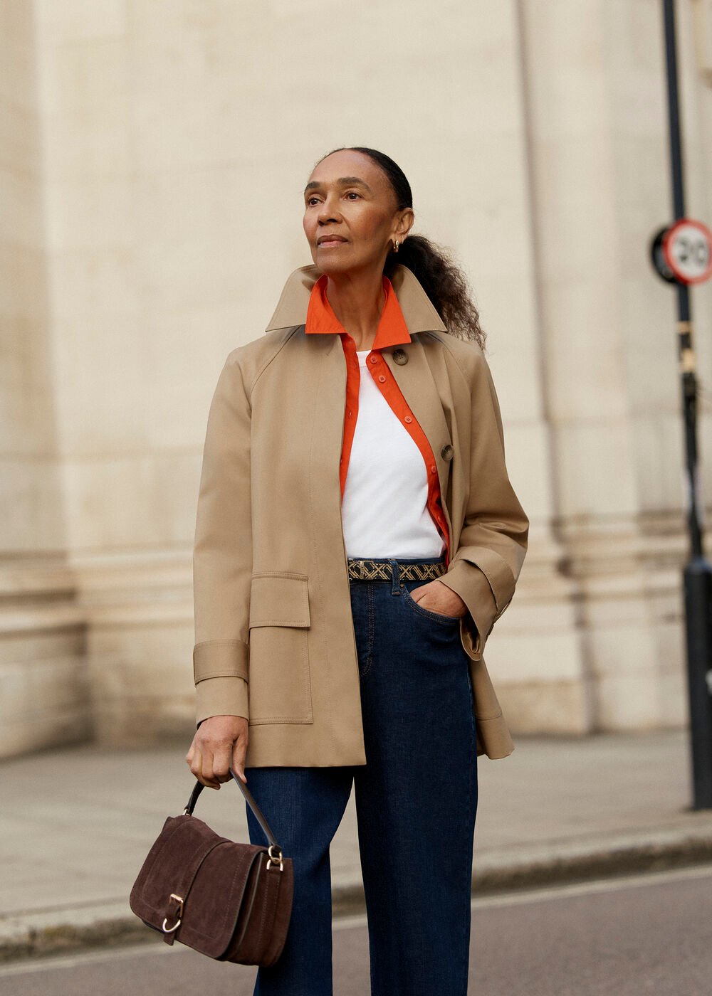 Callie Car Shower Resistant Coat, Fawn Beige, hi-res