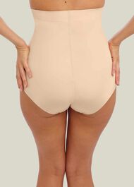 Moderate Control High Waist Slimming Brief, Frappe, hi-res