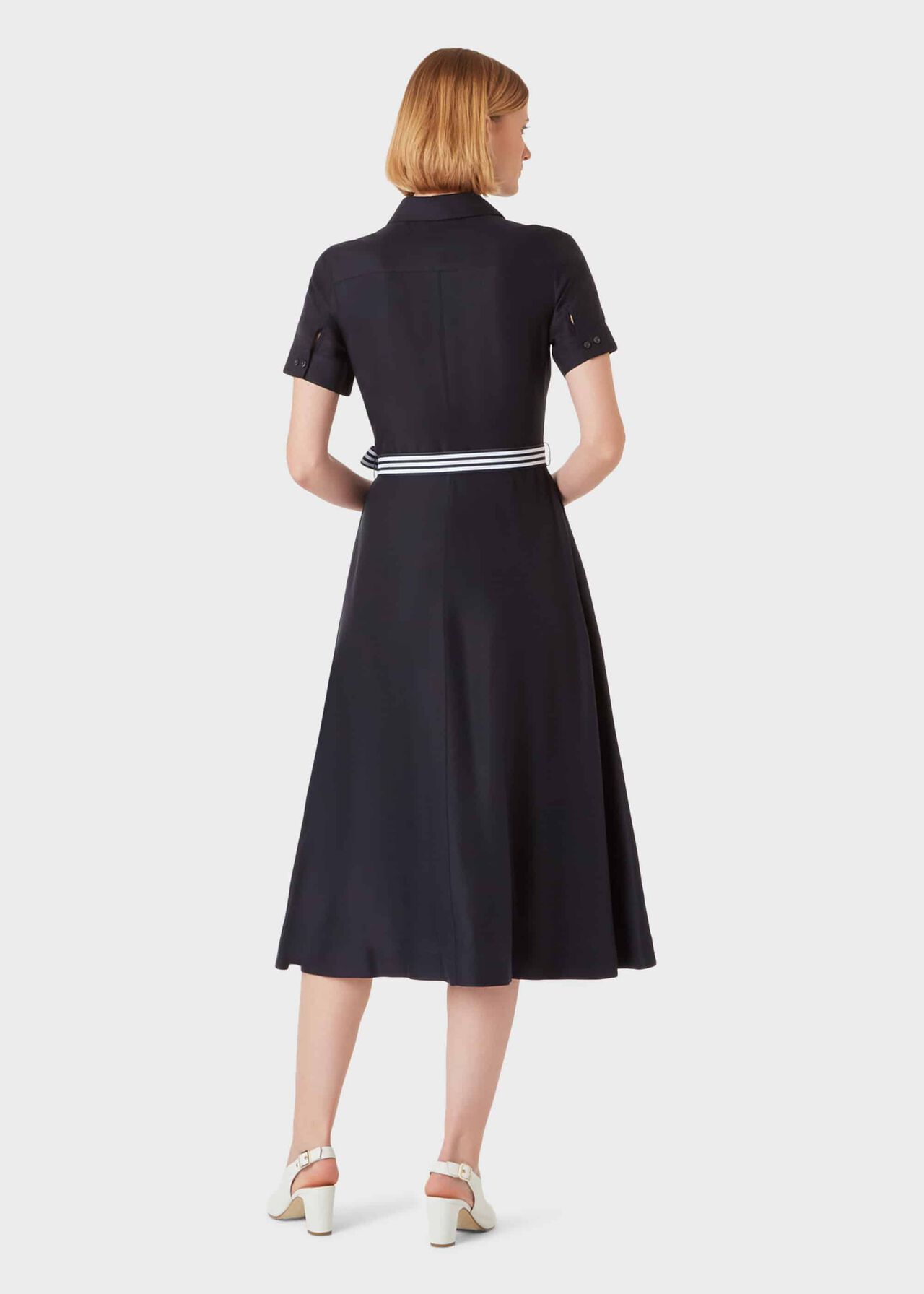 Rosaleen Midi Dress, Navy, hi-res