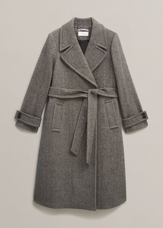 Prisha Wool Blend Coat