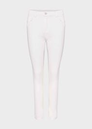Marianne Denim 7/8 Jeans With Stretch, White, hi-res