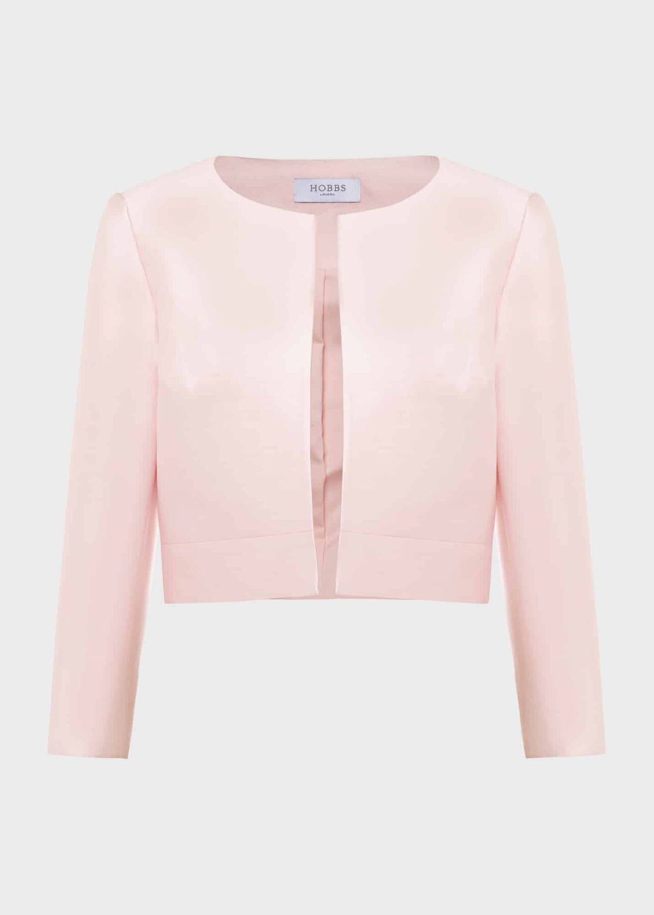 Marcella Silk Blend Jacket , Pale Pink, hi-res